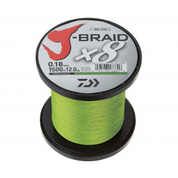 DAIWA J-BRAID X8 CHARTREUSE 1500m