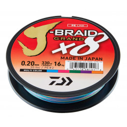 DAIWA J-BRAID GRAND X8 MULTI-COLOR 300m