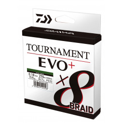 DAIWA TOURNAMENT X8 BRAID EVO+ 135m TMAVĚ ZELENÁ