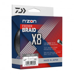 DAIWA N'ZON X8 BRAID STEEL GRAY 300m